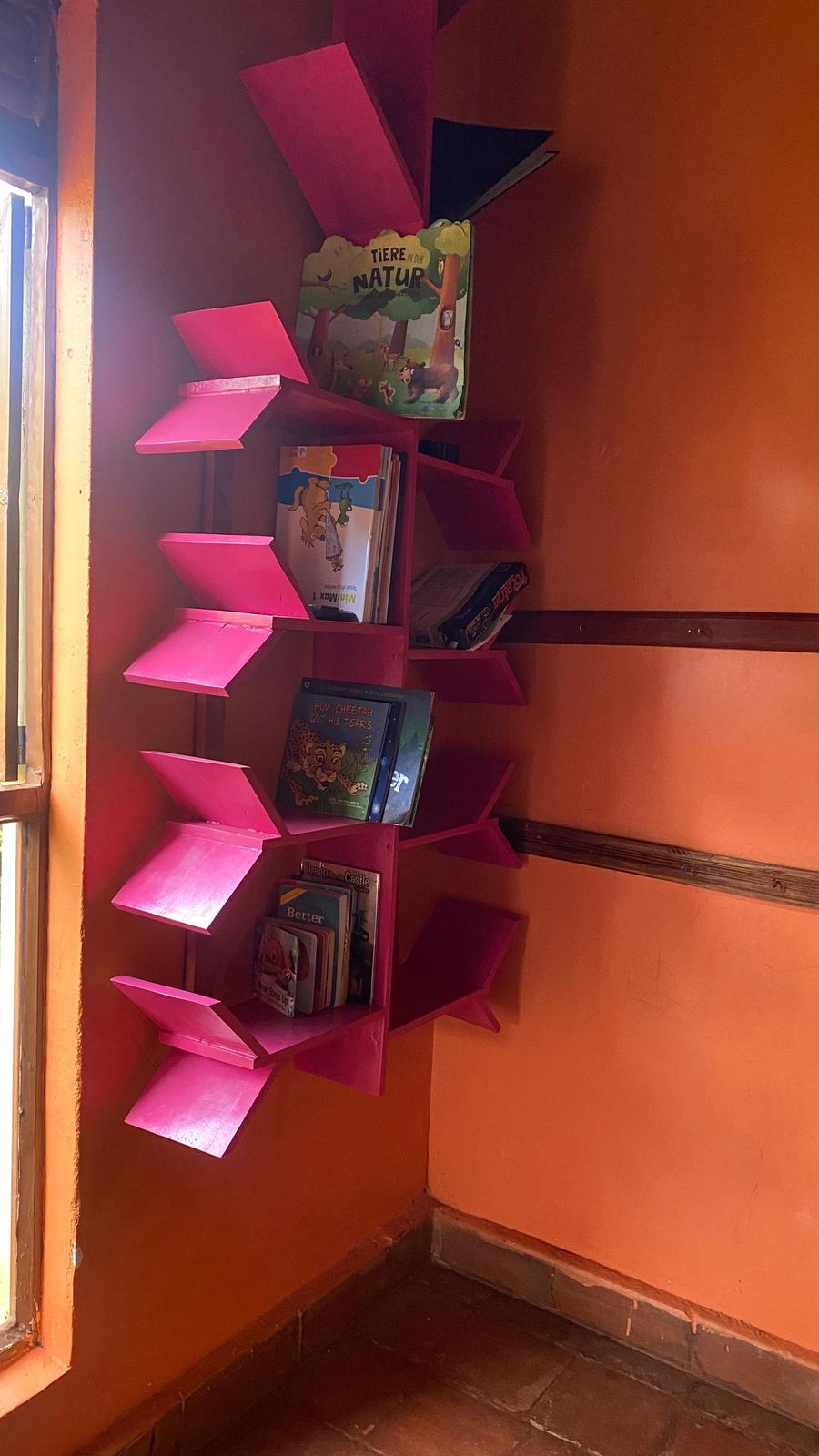 The reading corner shelf